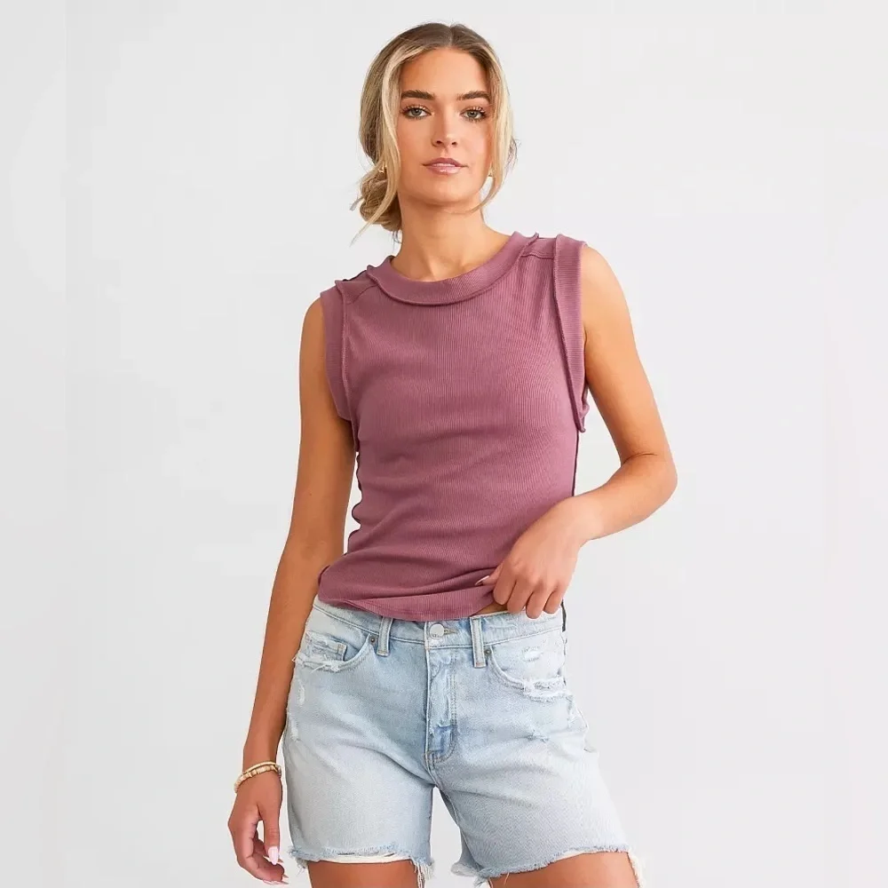 ❤️Free people Kate Ribbed Tank Top